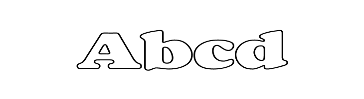 Alfredo Heavy Hollow Expanded  Free Fonts Download