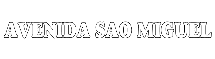 Alfredo Heavy Hollow Condensed  Free Fonts Download