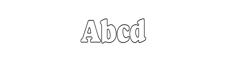 Alfredo Heavy Hollow Condensed  Free Fonts Download