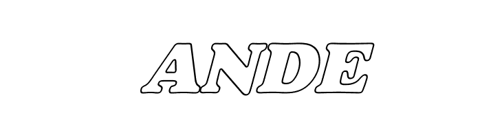 Alfredo Heavy Hollow Italic  Free Fonts Download