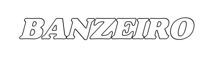 Alfredo Heavy Hollow Italic  Free Fonts Download