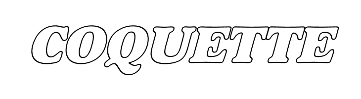 Alfredo Heavy Hollow Italic  Free Fonts Download