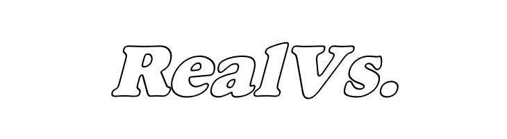 Alfredo Heavy Hollow Italic  Free Fonts Download