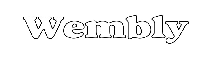 Alfredo Heavy Hollow Wide  Free Fonts Download