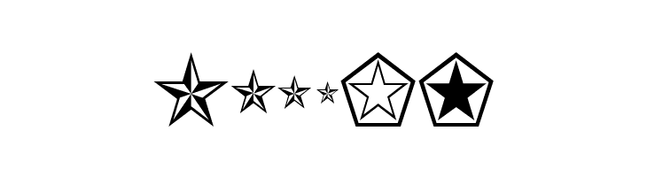 KensingtonDingbats Regular  Free Fonts Download