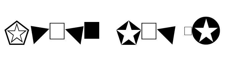 KensingtonDingbats Regular  Free Fonts Download