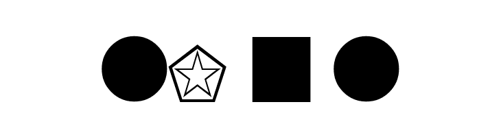KensingtonDingbats Regular  Free Fonts Download
