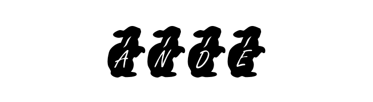 KR Easter Rabbit  Free Fonts Download