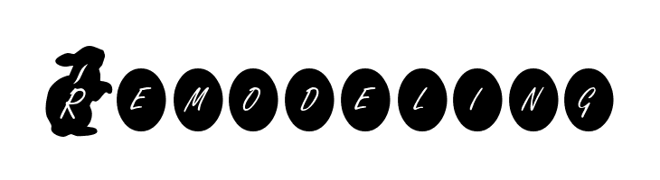 KR Easter Rabbit  Free Fonts Download