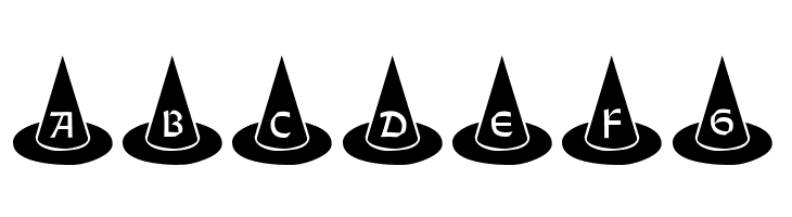 101! Witches Hat  Free Fonts Download