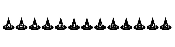 101! Witches Hat  Free Fonts Download