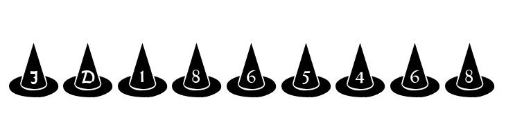 101! Witches Hat  Free Fonts Download