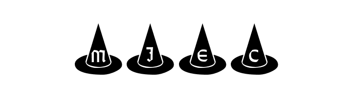 101! Witches Hat  Free Fonts Download