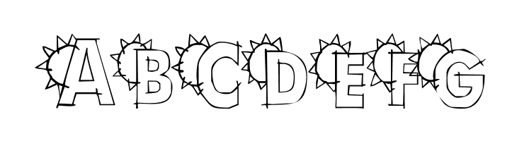 101! Kidlet Sunshine 'Bet  Free Fonts Download