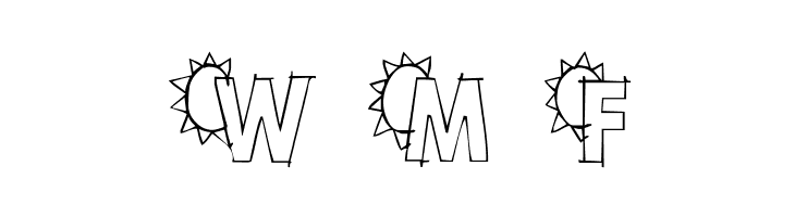 101! Kidlet Sunshine 'Bet  Free Fonts Download
