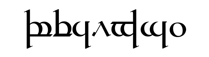 Tengwar Quenya Medium  Free Fonts Download