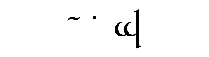Tengwar Quenya Medium  Free Fonts Download