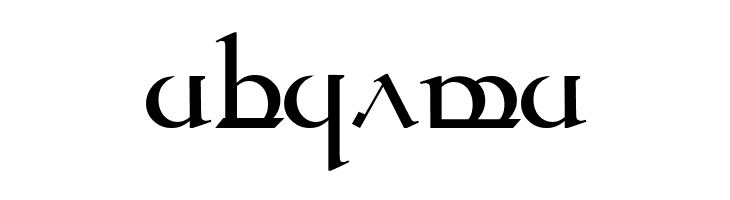 Tengwar Quenya Medium  Free Fonts Download