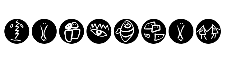 SktchBatsInversTwo  Free Fonts Download