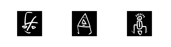 SketchBats invers  Free Fonts Download