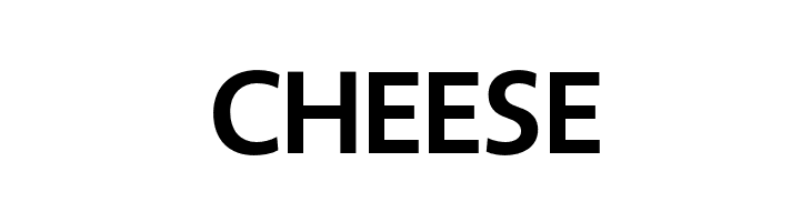 CHEESE Vegur Bold Font