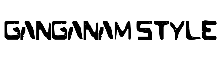 GANGANAM%2BSTYLE the DEEPER Font