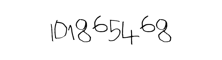 Tallula SelbyWillis aged 4 Medium  Free Fonts Download