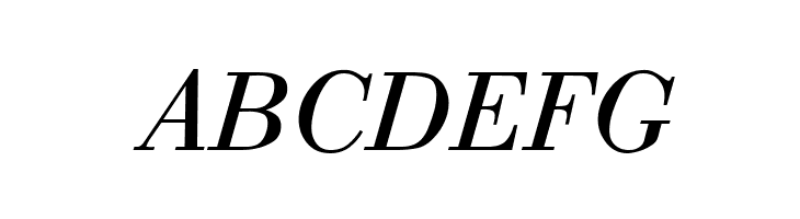 Bodoni-Normal-Italic  Free Fonts Download