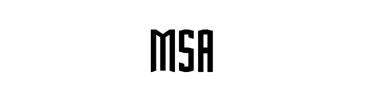 MSA NHL Edmonton Alternate Font