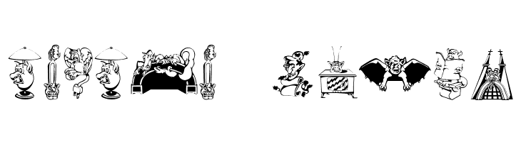 Gargoyles de France  Free Fonts Download