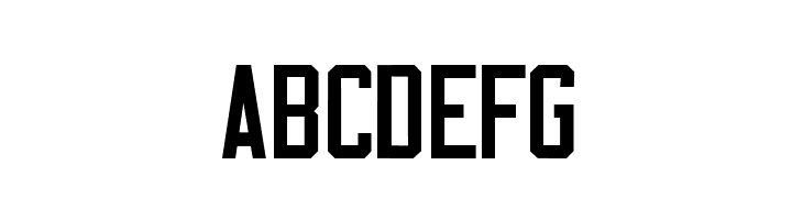 Varsity Block D  Free Fonts Download