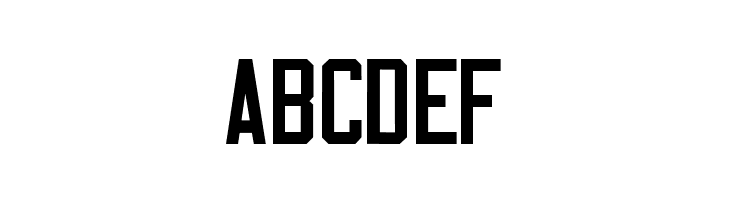 NFL Varsity Block G  Free Fonts Download