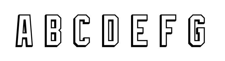 NHL Edge New York Rangers Outline  Free Fonts Download