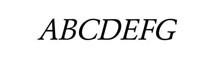 Garamond Italic  Free Fonts Download