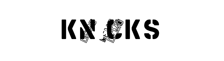 MDMilitaryStencilADemo  Free Fonts Download