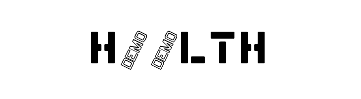 MDMilitaryStencilADemo  Free Fonts Download