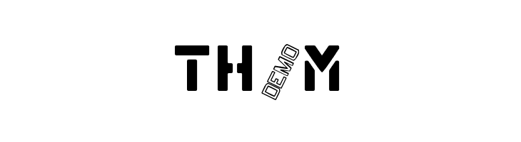 MDMilitaryStencilADemo  Free Fonts Download