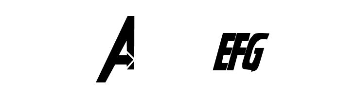 The Avengers  Free Fonts Download