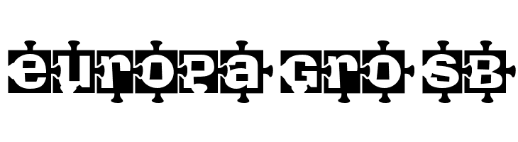 Pieces BW  Free Fonts Download