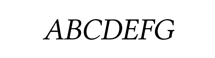 Linux Libertine O Italic  Free Fonts Download