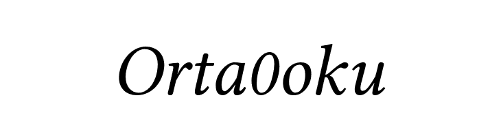 Linux Libertine O Italic  Free Fonts Download