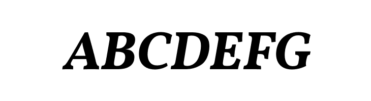 Vollkorn Bold Italic  Free Fonts Download