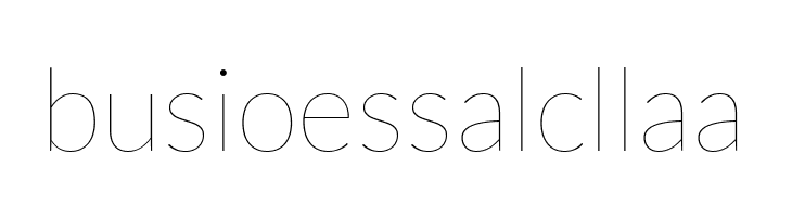 busioessalcllaa Lato-Hairline Font
