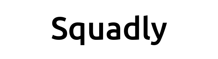 Squadly Ubuntu Medium Font