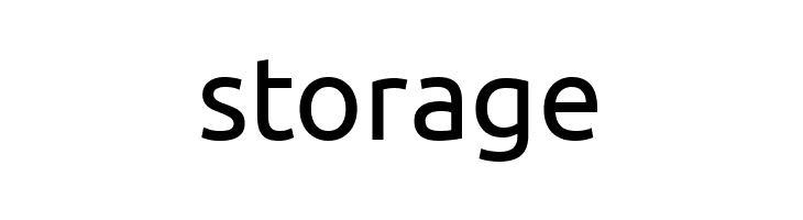 storage Ubuntu Font