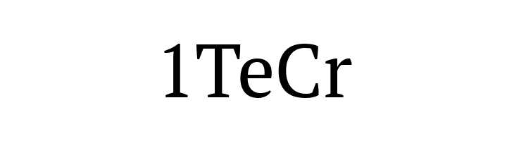 1TeCr PT Serif Font