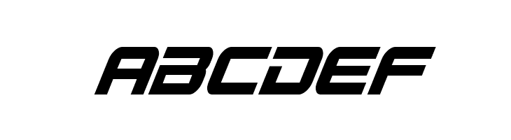 Gunship Condensed Ital  Free Fonts Download