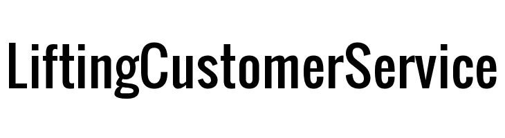 LiftingCustomerService Oswald Font