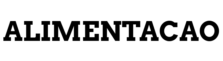 ALIMENTACAO Arvo Bold Font
