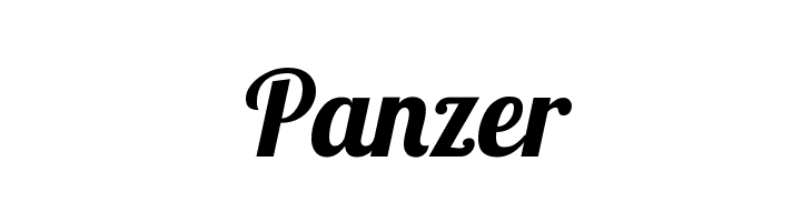 Panzer Lobster Font